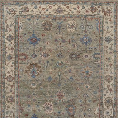 Clarice Hand Knotted Wool Area Rug Frontgate