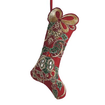 Kim Seybert Devine Holiday online Stocking