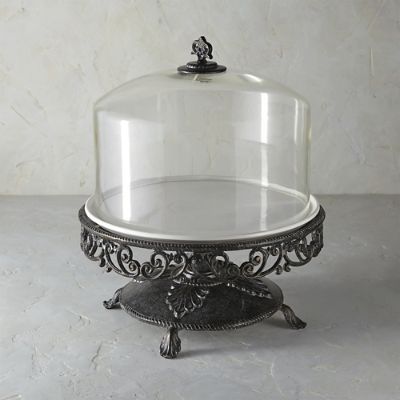 食器 cake Kitchen Classics Cake Stand with Glass Dome | Frontgate