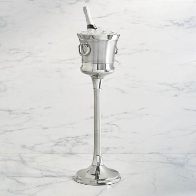 Optima Champagne Bucket & Stand with Double-Walled Stainless Steel for Parties