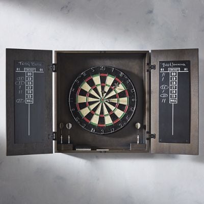 Dax Dartboard Cabinet with Ash Veneer & Bristle Board Surface