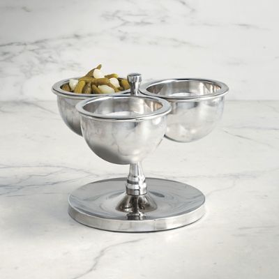 Super Chill Dip Server for Indoor & Outdoor Buffets with Freezable Gel Layer