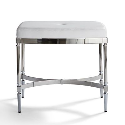 Lyndon Vanity Stool Frontgate, Vanity Benches For Bathroom