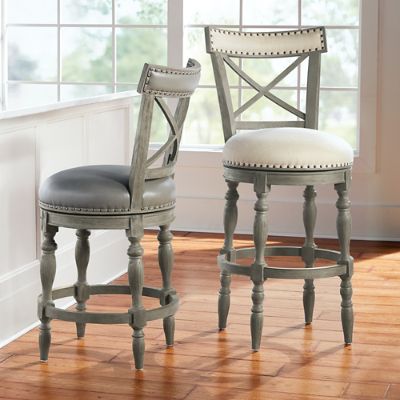 Westcott X Back Swivel Bar Counter Stool Frontgate