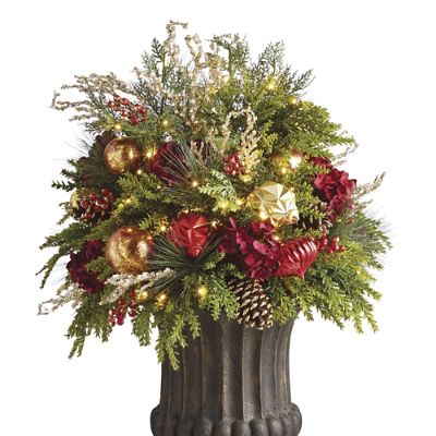 Artificial Christmas Urn Filler