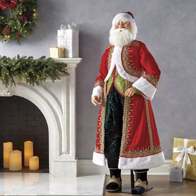 All the Trimmings Life-size Santa | Frontgate