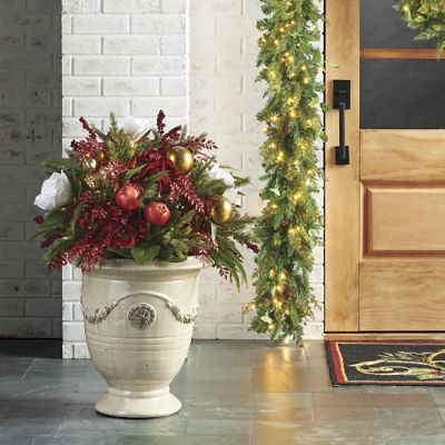 Holiday Magnolia Fruit Urn Filler Frontgate