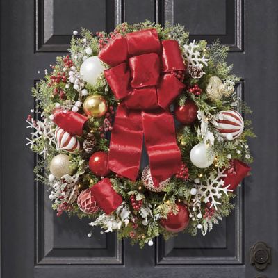 White Indoor Wreath - Frontgate