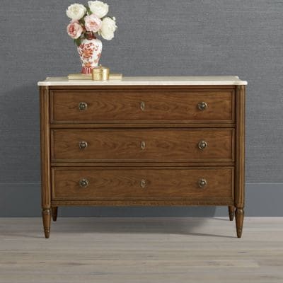 3 dresser drawer Campbell 3 Drawer Dresser with Interlocking Drawers main image 1