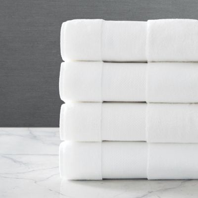 Frontgate Resort Collection™ Bath Towels, White, Set of Four | Frontgate