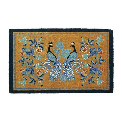 Azura Door Mat with Hand-Woven Coir & Natural Dyes
