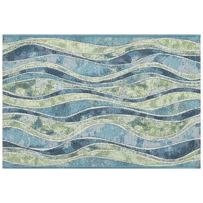 Ocean Waves Washable Door Mat | Frontgate