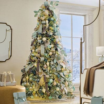 Snowy Seaside Tree Set | Frontgate