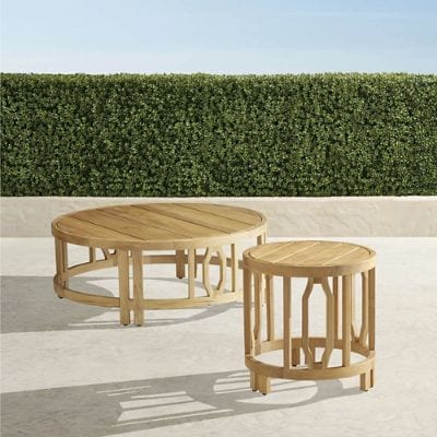 Porticello Teak Coffee & Side Tables | Frontgate