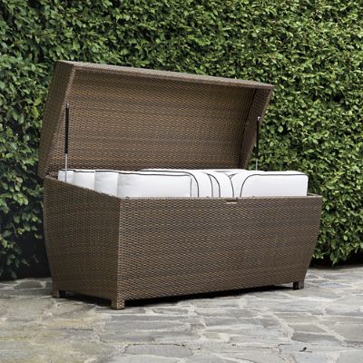 Outdoor wicker towel storage hot sale