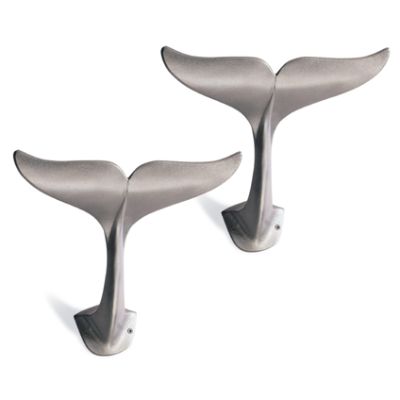 Medium Whale Tail Hooks, Set of Two