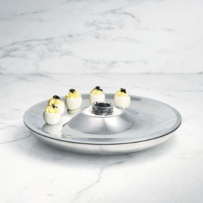 Super Chill Appetizer Tray & Double-Walled Stainless Steel for Outdoor Entertaining