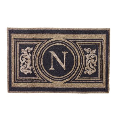 Courtyard Monogrammed Coco Door Mat