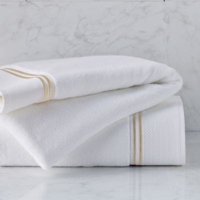 Resort Embroidered Stripe Bath Sheet Frontgate