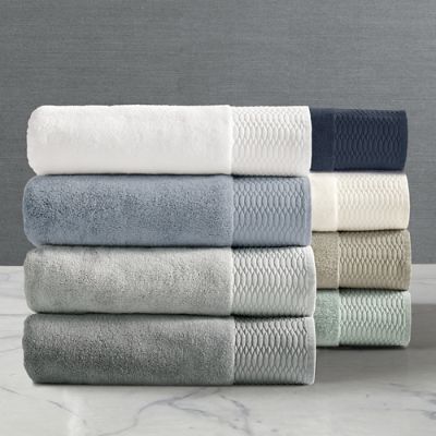 Broyhill Gray Egyptian Cotton Bath Towel