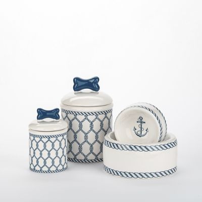 Nautical Dog Bowl Collection