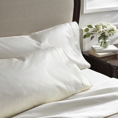 Fieldcrest shops Ivory Supima Cotton Sateen Sheet Set 1000 Thread Full Bed Sheets