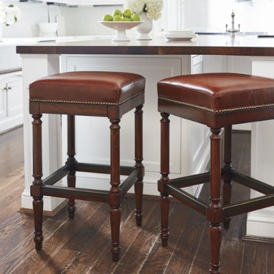 Raffles Backless Bar and Counter Stools Frontgate