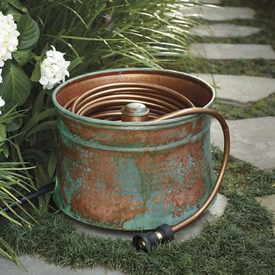 Patina Copper Hose Pot