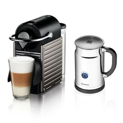 Nespresso Pixie Espresso Machine with Aeroccino Frother Frontgate