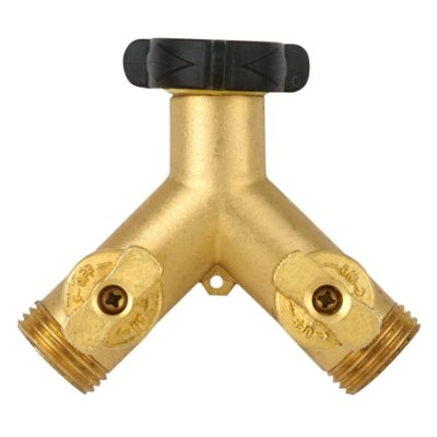 Brass High-flow Dual Connector | Frontgate