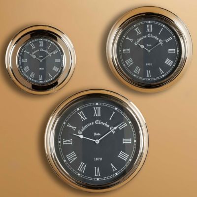 Set of Three Colmore Wall Clocks Frontgate