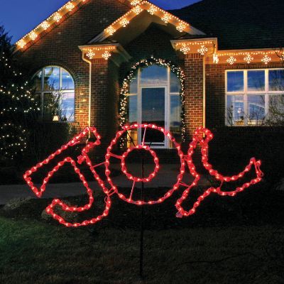 Lighted Joy Sign Frontgate