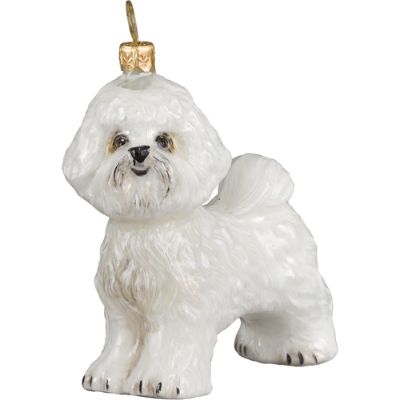 Bichon Frise Ornament | Frontgate