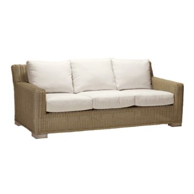Rustic Sofa With Cushions By Summer Classics