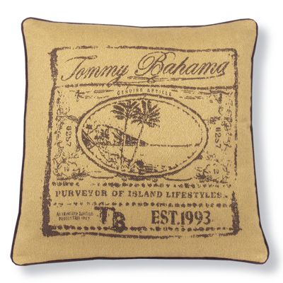 Tommy Bahama Designer Outdoor Pillow in Chocolate Frontgate