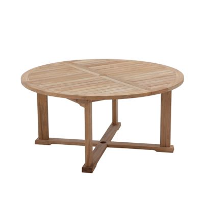 Whirl 120cm Teak Round Dining Table Gloster