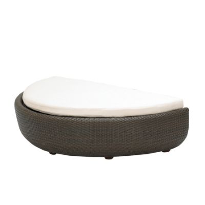 Eclipse Footstool with Cushion Frontgate