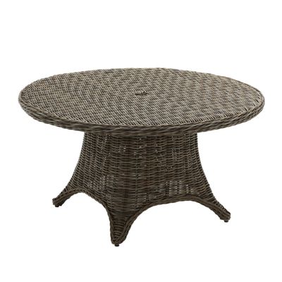 Havana Round Woven Dining Table Frontgate