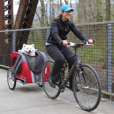 DoggyRide Novel Dog Bike Trailer | Frontgate