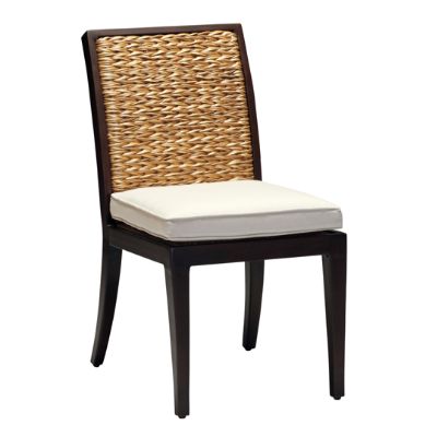 Aqua Dining Side Chair With Cushion Frontgate