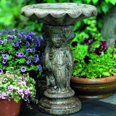 Cherub Birdbath Frontgate