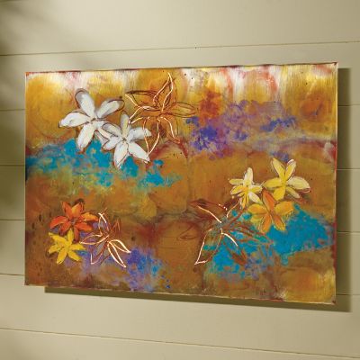 Summer Flowers Copper Art Frontgate