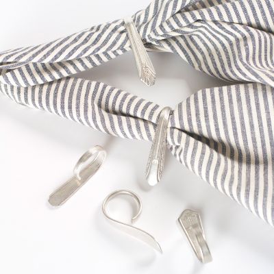Vintage Silver Napkin Rings, Set of Four Frontgate