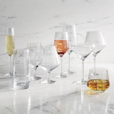 Schott Zwiesel Pure Drinkware Set of 6 Crystal Glasses, Dishwasher