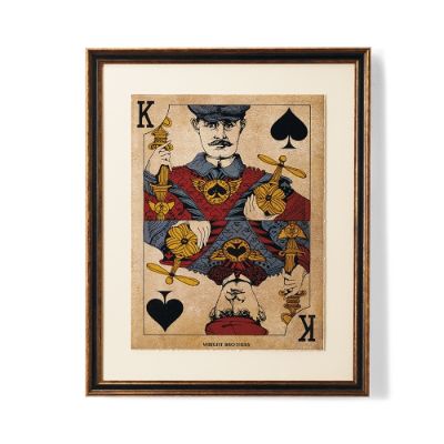 Famous Aviators Playing Card Art | Frontgate