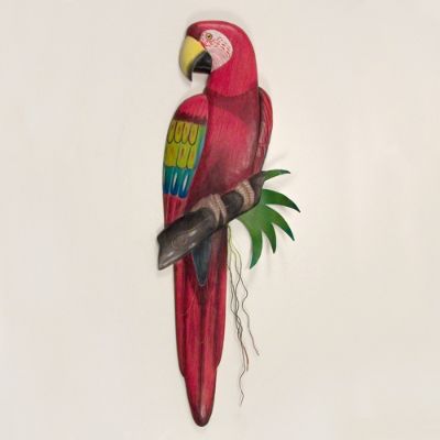 Red Macaw Wall Art | Frontgate