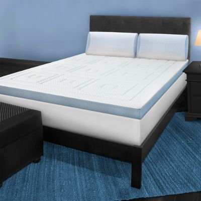 CleanCOOL™ Gelinfused 3" Memory Foam Topper Frontgate