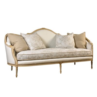 Cybil Wood Framed Sofa Frontgate