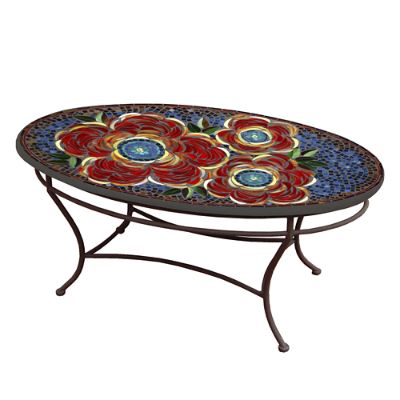 Knf Zinnia Oval Coffee Table Frontgate