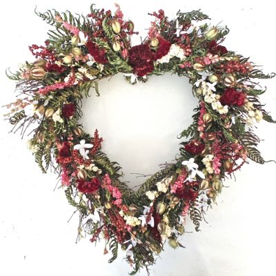 Everlasting Heart Wreath — Flora